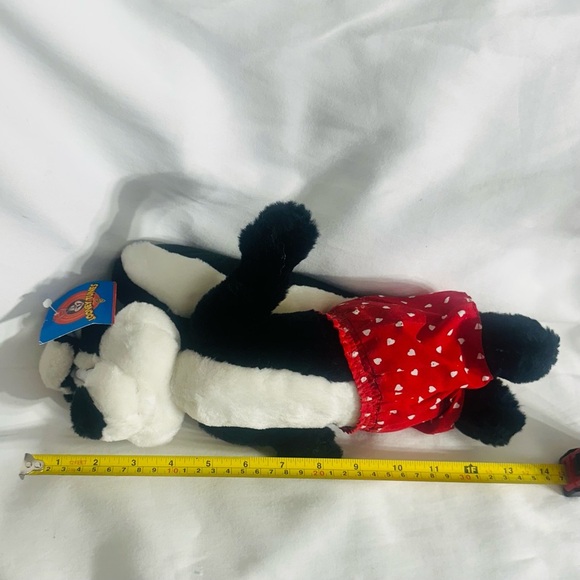 VTG 90s Looney Tunes Pepe Le Pew Plush Collectible Toy Warner Bros Cartoon Cat - Picture 5 of 5